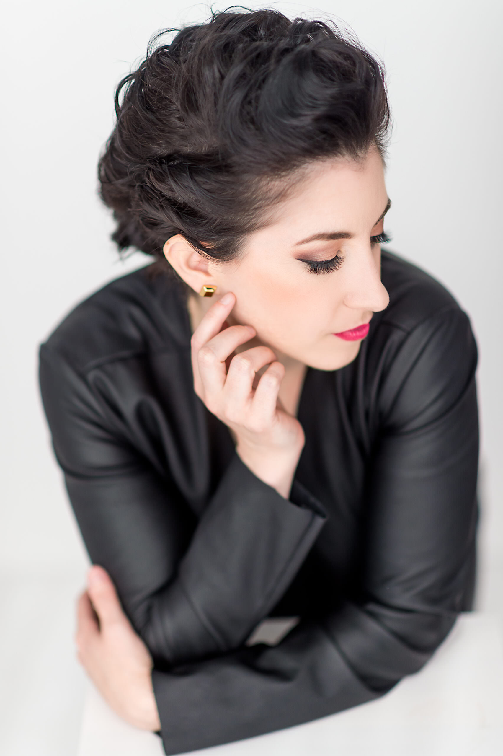 Procopio Photography, Procopio Photo, Top DC Wedding Photographer, Top Washington DC Wedding Photographer, Top DC Photographer, Top Washington DC Photographer, Top DC Boudoir Photographer, Top Washington DC Boudoir Photographer, Top Maryland Wedding Photographer, Top Virginia Wedding Photographer, Top Maryland Boudoir Photographer, Top Virginia Boudoir Photographer, Exquisite Portraits, Unique Portraits, Modern, editorial, timeless, Cicely Procopio looking down, profile photo