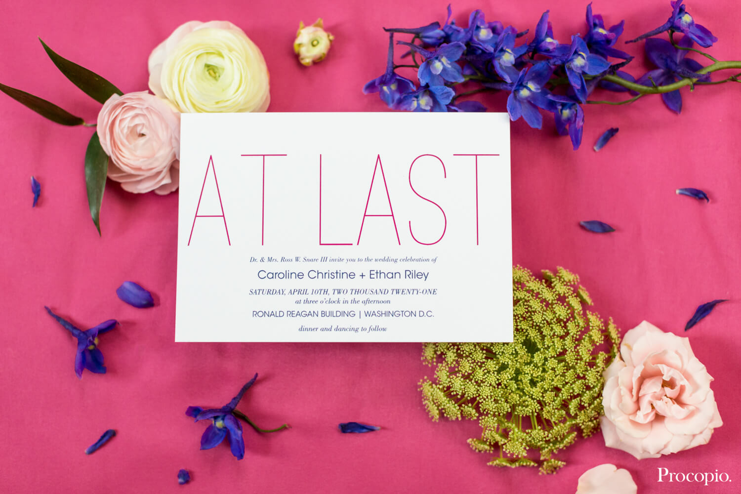 Invitations - Michelle Whyte - best Washington DC wedding planner - photo by Procopio Photography