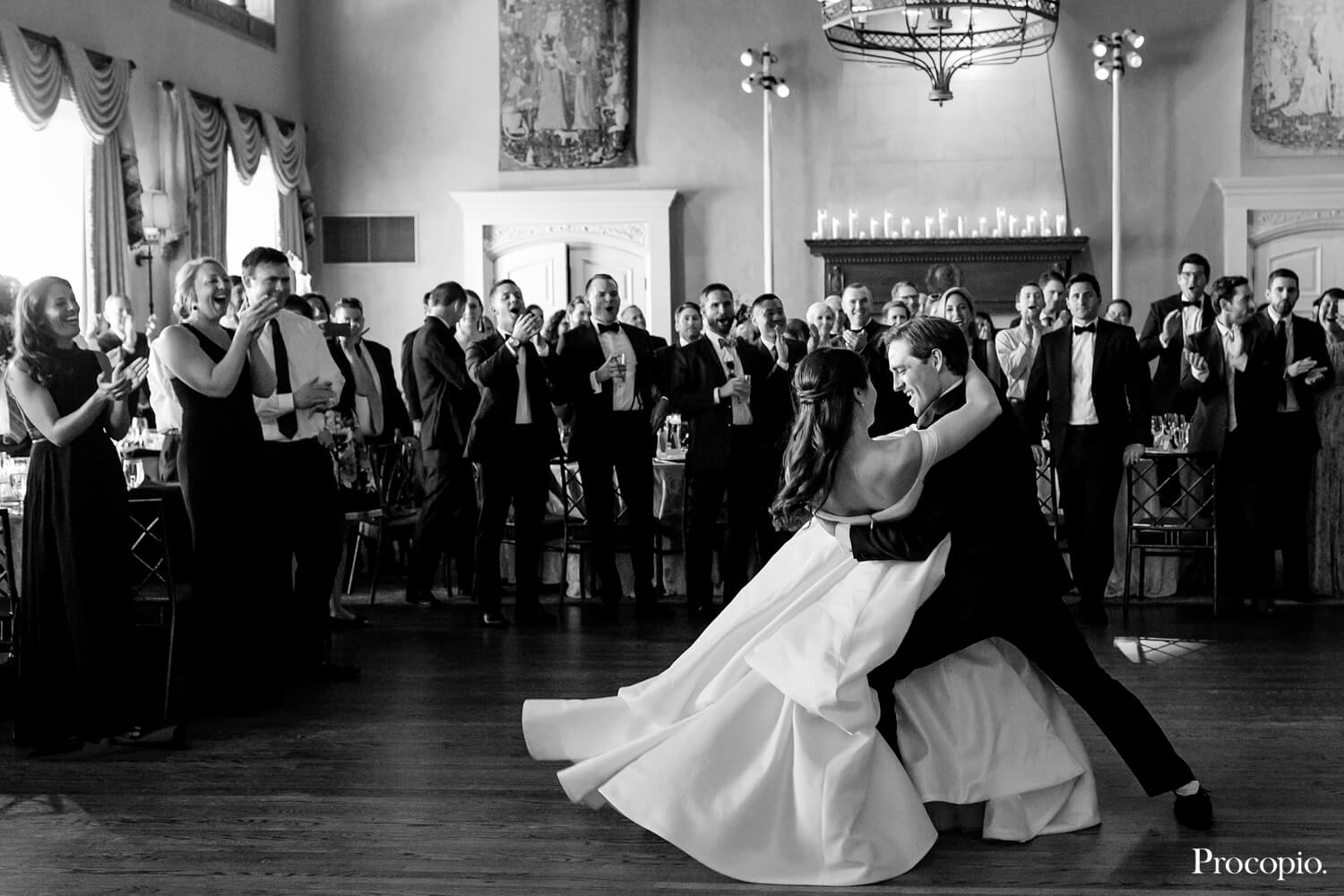 Graceful first dance - best Washington wedding planner - Sara Muchnick Events  - photo by Procopio Photography