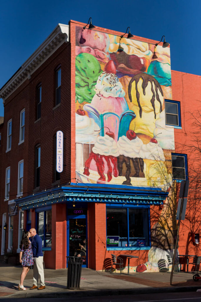 Procopio Photography, best top Washington DC photographer photography, best top Maryland photographer photography, best top Virginia photographer photography, best top DMV photographer photography, best top commercial photographer photography, best top wedding photographer photography, best top portrait photographer photography, best top boudoir photographer photography, modern fine art portraits, dramatic, unique, different, bold, editorial, photojournalism, award winning photographer, published photographer, memorable images, be different, stand out, luxe wedding, luxury wedding, luxury portraits, luxury boudoir, bespoke, unique engagement session, natural looking portraits, Best locations for engagement sessions in Baltimore, Bmore Licks, ice cream, Federal Hill, waterfront, water